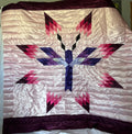Native American satin star quilt