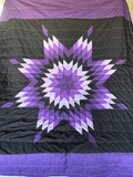 Native American cotton star quilt