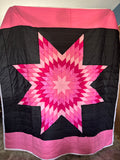 Native American cotton star quilt
